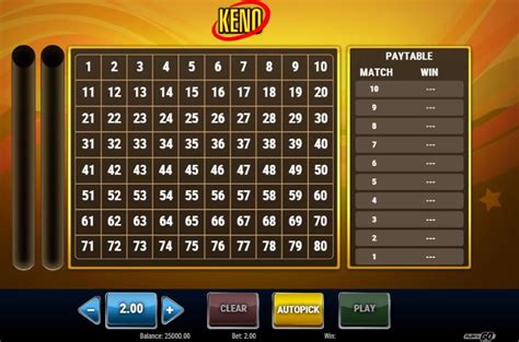 keno spielen kostenlos.
